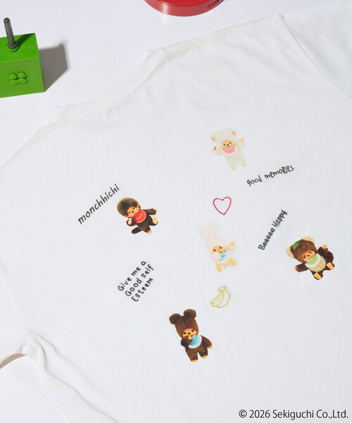 FREAK'S STORE（フリークスストア） tシャツ 限定展開 モンチッチ 刺繍