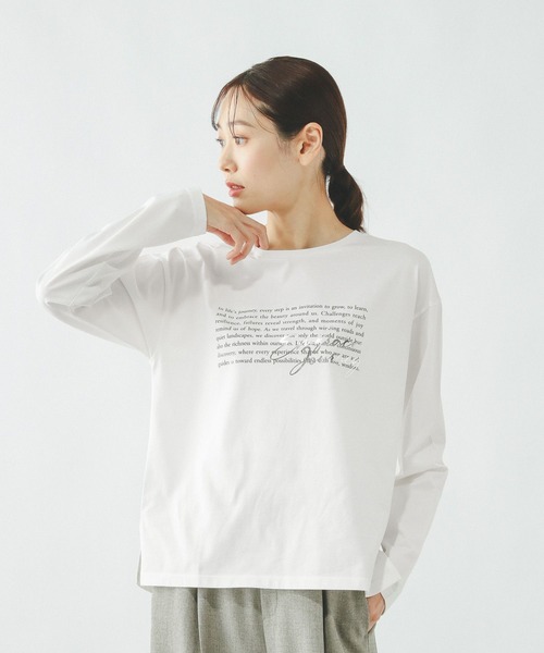 GLOBAL WORK（グローバルワーク） tシャツ リッチクリーンプリントロン