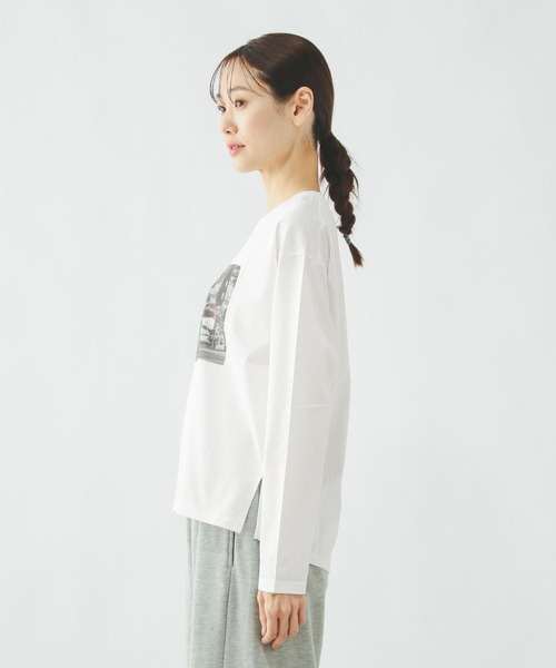 GLOBAL WORK（グローバルワーク） tシャツ リッチクリーンプリントロン