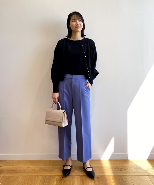 「OPAQUE.CLIP」 ニットカーディガン 38 ピンク レディース_画像7