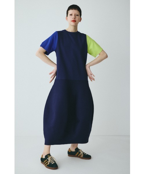 HeRIN.CYE ワンピース 半袖 Docking balloon hem dress ドッキング