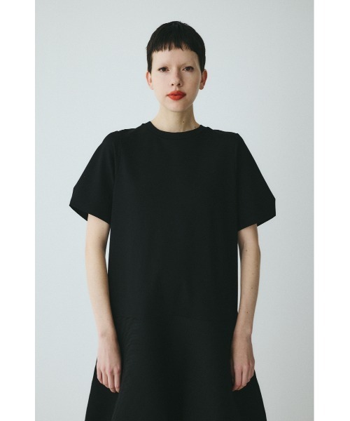 HeRIN.CYE ワンピース 半袖 Docking balloon hem dress ドッキング