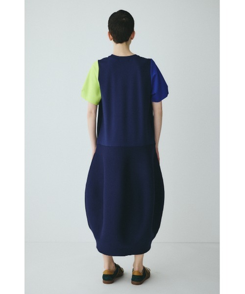 HeRIN.CYE ワンピース 半袖 Docking balloon hem dress ドッキング