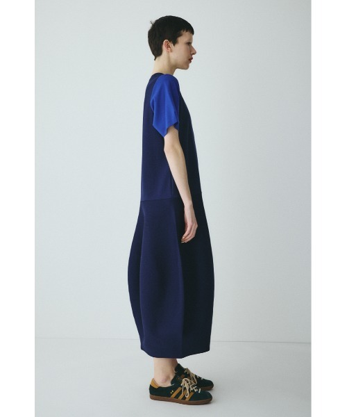 HeRIN.CYE ワンピース 半袖 Docking balloon hem dress ドッキング