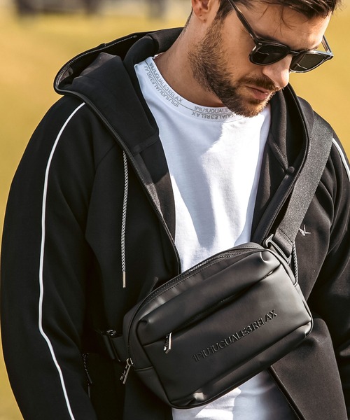 「1PIU1UGUALE3 RELAX 」 ショルダーバッグ ONE SIZE ブラック メンズ_画像2