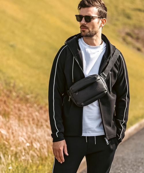 「1PIU1UGUALE3 RELAX 」 ショルダーバッグ ONE SIZE ブラック メンズ_画像4