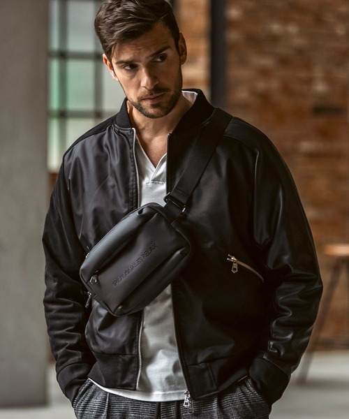 「1PIU1UGUALE3 RELAX 」 ショルダーバッグ ONE SIZE ブラック メンズ_画像7