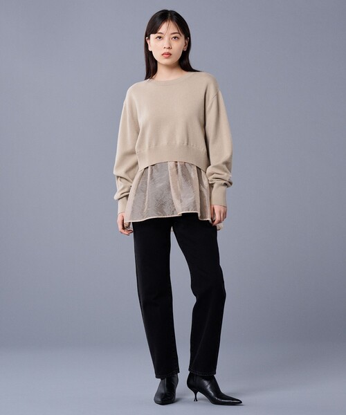 「uncrave」 長袖ニット 1 ホワイト レディース_画像4