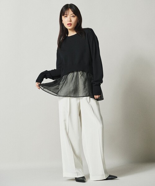 「uncrave」 長袖ニット 1 ホワイト レディース_画像8