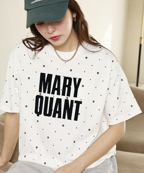 新品未使用　マリークワント　Tシャツ　ホワイト MARY QUANT（マリークヮント） tシャツ マリークワント バック