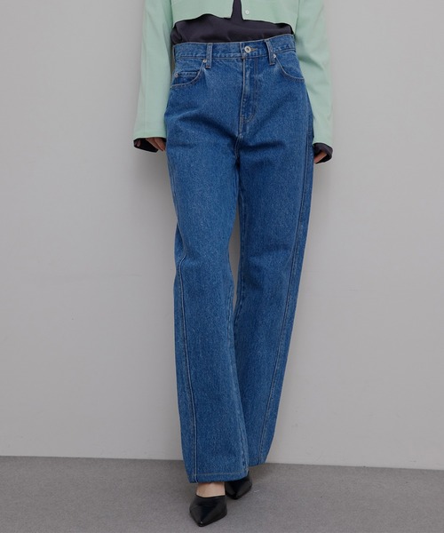 ジーンズ デニム デニムパンツ JAPAN MADE STRAIGHT DENIM PANTS レディース
