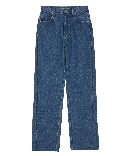 ジーンズ デニム デニムパンツ JAPAN MADE STRAIGHT DENIM PANTS レディース_12