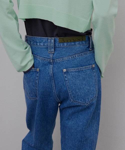 ジーンズ デニム デニムパンツ JAPAN MADE STRAIGHT DENIM PANTS レディース_6