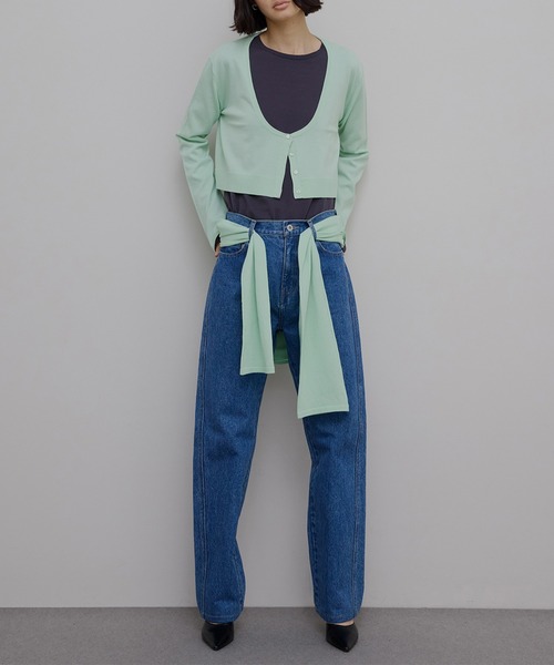 ジーンズ デニム デニムパンツ JAPAN MADE STRAIGHT DENIM PANTS レディース_10