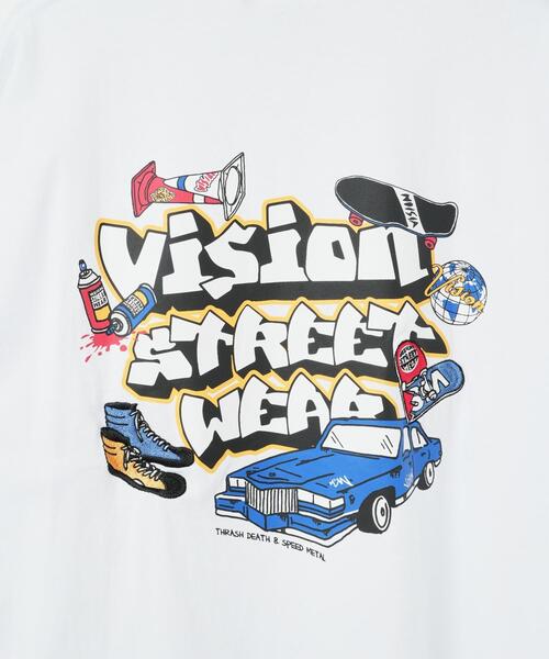 「VISION STREET WEAR」 半袖Tシャツ LARGE ブラック メンズ_画像3