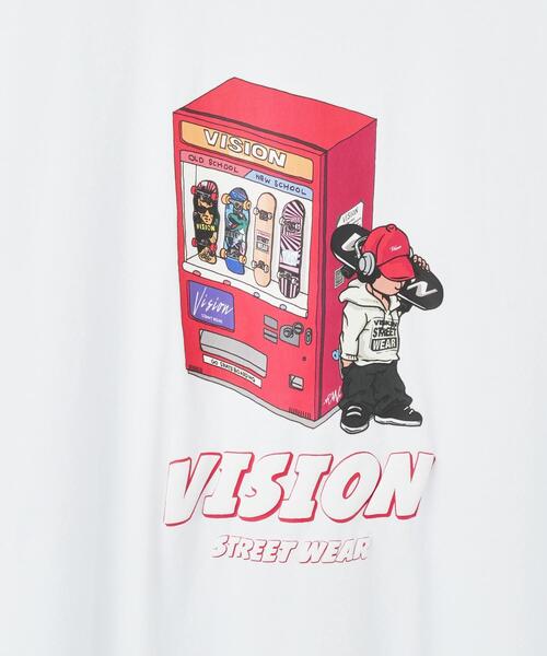 「VISION STREET WEAR」 半袖Tシャツ LARGE ブラック メンズ_画像4