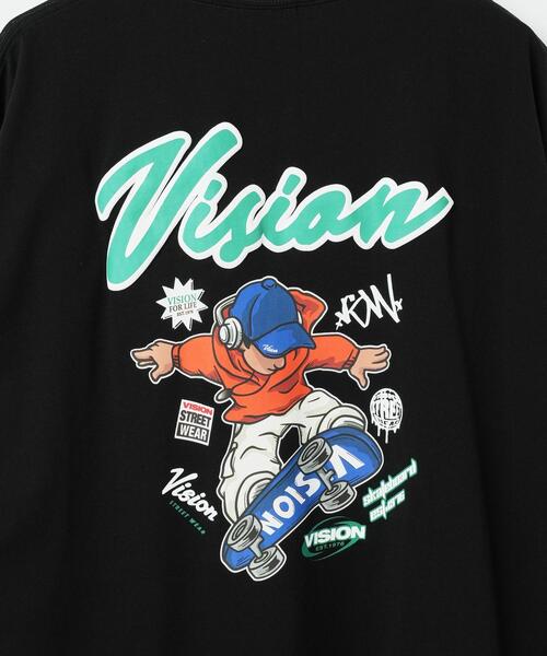 「VISION STREET WEAR」 半袖Tシャツ LARGE ブラック メンズ_画像7