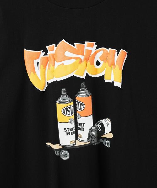 「VISION STREET WEAR」 半袖Tシャツ LARGE ブラック メンズ_画像9