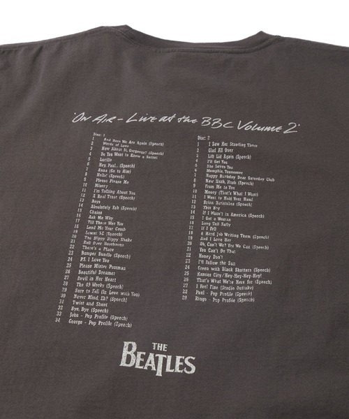 The Beatles tシャツ 半袖 「THE BEATLES/ザ ビートルズ」レコード