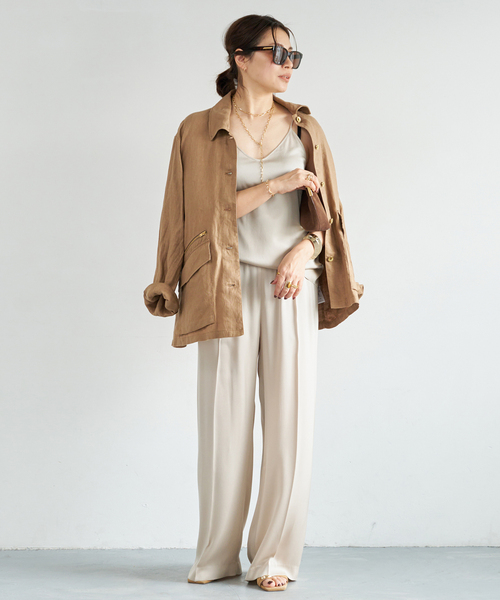Deuxieme Classe OGLINEN G ジャケット　リネン　2025 OGLINEN G ジャケット（その他ブルゾン／アウター）｜Deuxieme Classe