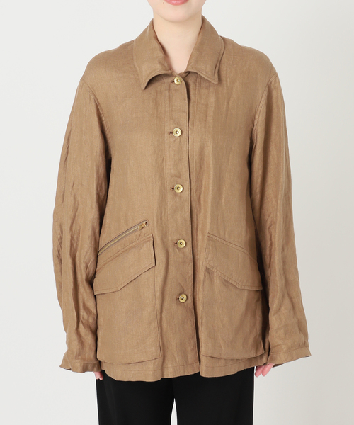 Deuxieme Classe OGLINEN G ジャケット　リネン　2025 OGLINEN G ジャケット（その他ブルゾン／アウター）｜Deuxieme Classe