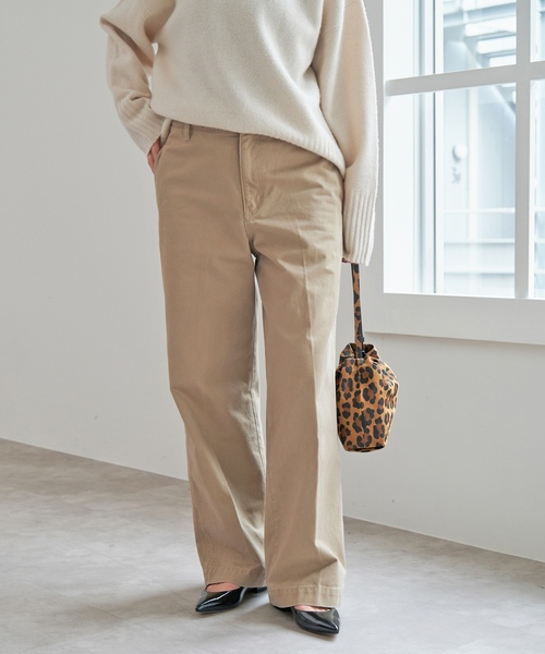 「Spick & Span」 チノパンツ 40 カーキ レディース_画像6