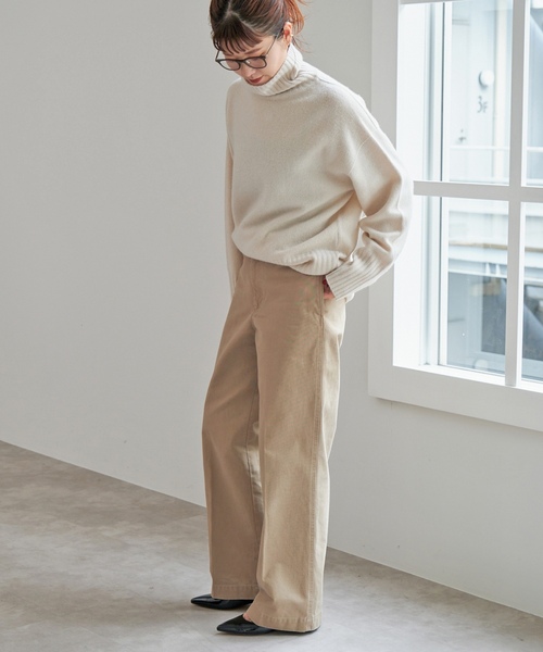 「Spick & Span」 チノパンツ 40 カーキ レディース_画像7