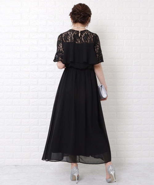 「Lace Ladies」 半袖ワンピース L グリーン レディース_画像5