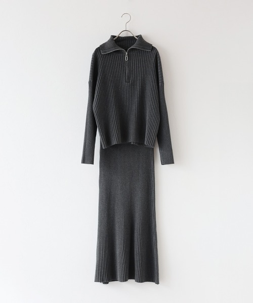 「J by blue」 スカートスーツ MEDIUM ブラック レディース_画像3