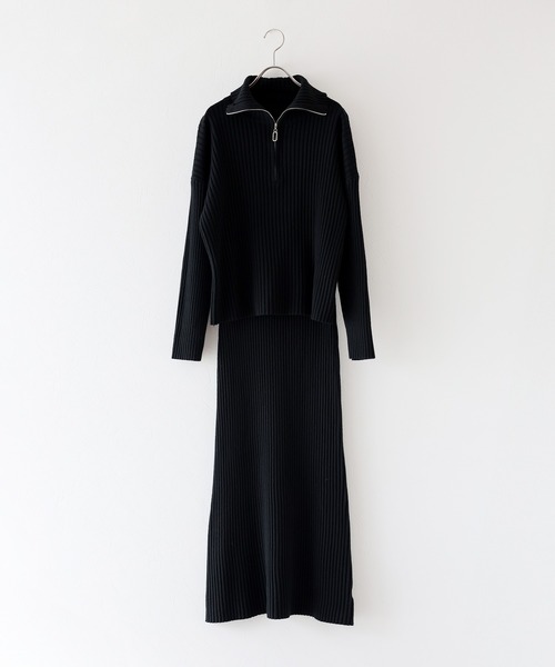 「J by blue」 スカートスーツ MEDIUM ブラック レディース_画像4