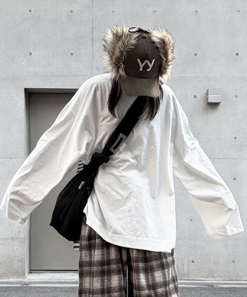 YACA（ヤーカ） tシャツ Wide Long Sleeve T-shirt/ワイドロング