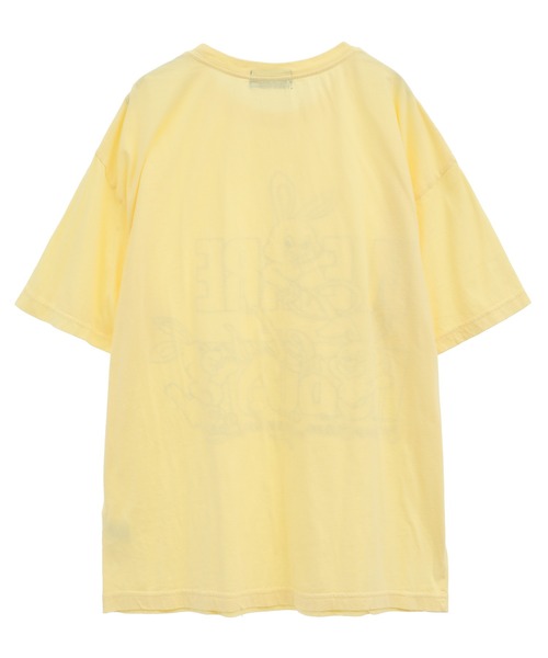 「Candy Stripper」 半袖Tシャツ 2 イエロー レディース_画像4