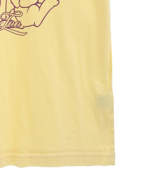 「Candy Stripper」 半袖Tシャツ 2 イエロー レディース_画像7