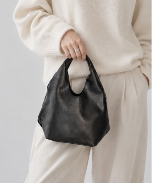 utta ハンドバッグ 「utta/ウッタ」ゴートレザーハンドBAG /山羊革 /本