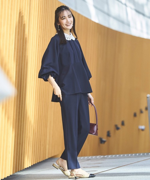 RUIRUE BOUTIQUE（ルイルエブティック） セットアップ S ネイビー