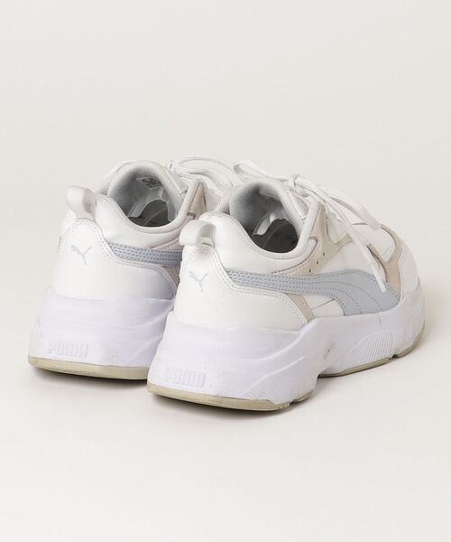 「PUMA」 ローカットスニーカー 24.5cm ホワイト レディース_画像2