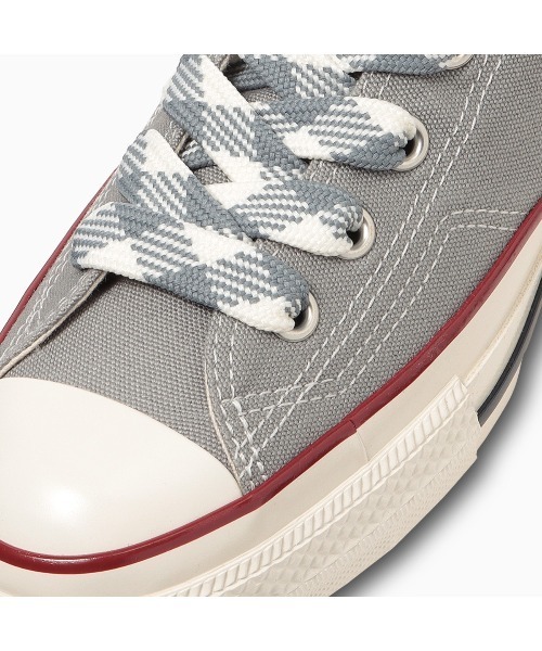 ハイカットスニーカー グレー/マルーン CONVERSE（コンバース） ハイカットスニーカー 24cm グレー メンズ