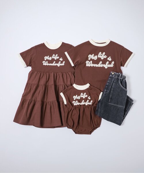 「p.premier」 「KIDS」ドッキングワンピース 130 アイボリー キッズ_画像7