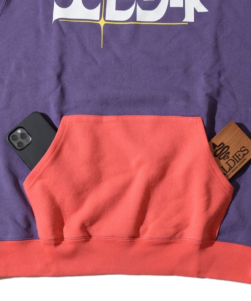 「ALDIES」 プルオーバーパーカー LARGE ブラック メンズ_画像7