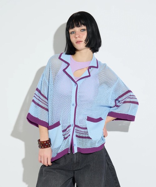 カーディガン ANNA SUI NYC / アナスイエヌワイシー メッシュニット