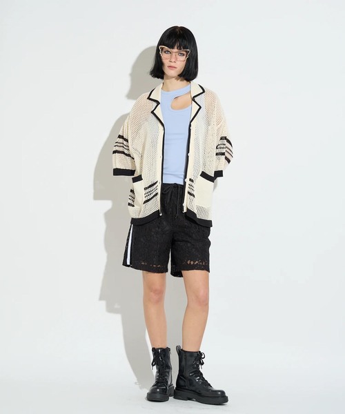 カーディガン ANNA SUI NYC / アナスイエヌワイシー メッシュニット