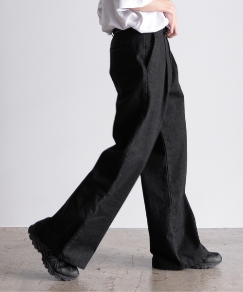 「Casper John」 デニムパンツ MEDIUM グレー系その他 メンズ_画像2
