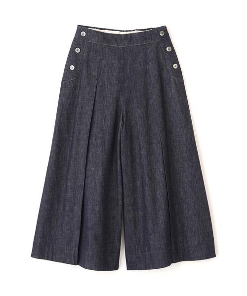 「human woman」 デニムパンツ LARGE ネイビー レディース_画像7