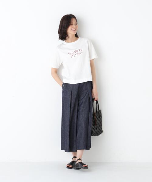 「human woman」 デニムパンツ LARGE ネイビー レディース_画像9