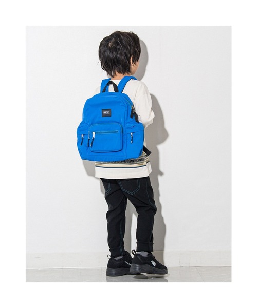 「WASK」 「KIDS」リュック LARGE ブラック キッズ_画像9