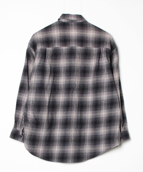 「FREAK'S STORE」 チェック柄長袖ネルシャツ S ブラック メンズ (2/2)