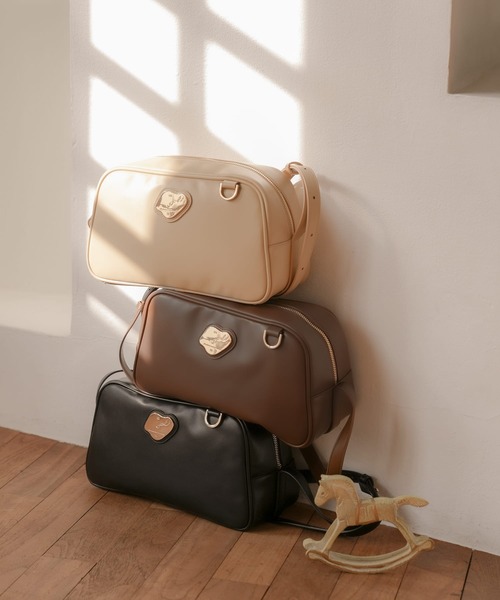 APRILY ショルダーバッグ バッグ 3way アジャストラインバッグ