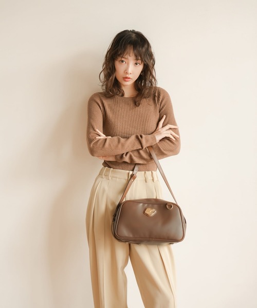 APRILY ショルダーバッグ バッグ 3way アジャストラインバッグ