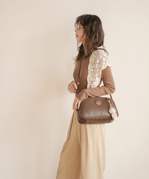 APRILY ショルダーバッグ バッグ 3way アジャストラインバッグ