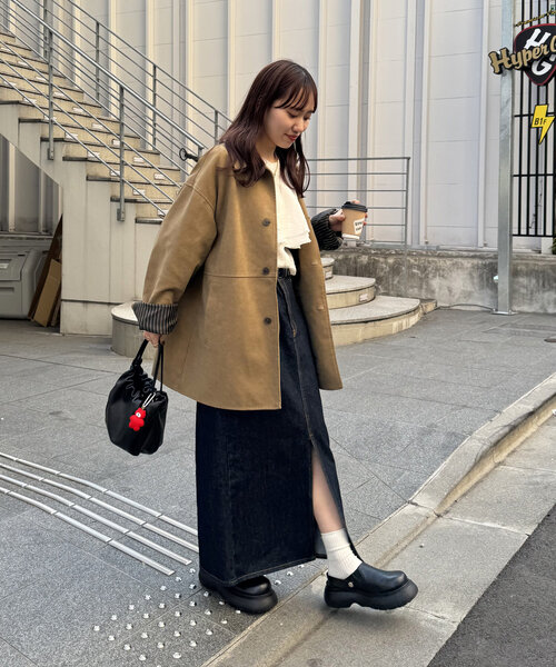 「DISCOAT」 ヒールサンダル X-LARGE ブラウン系その他 レディース_画像9